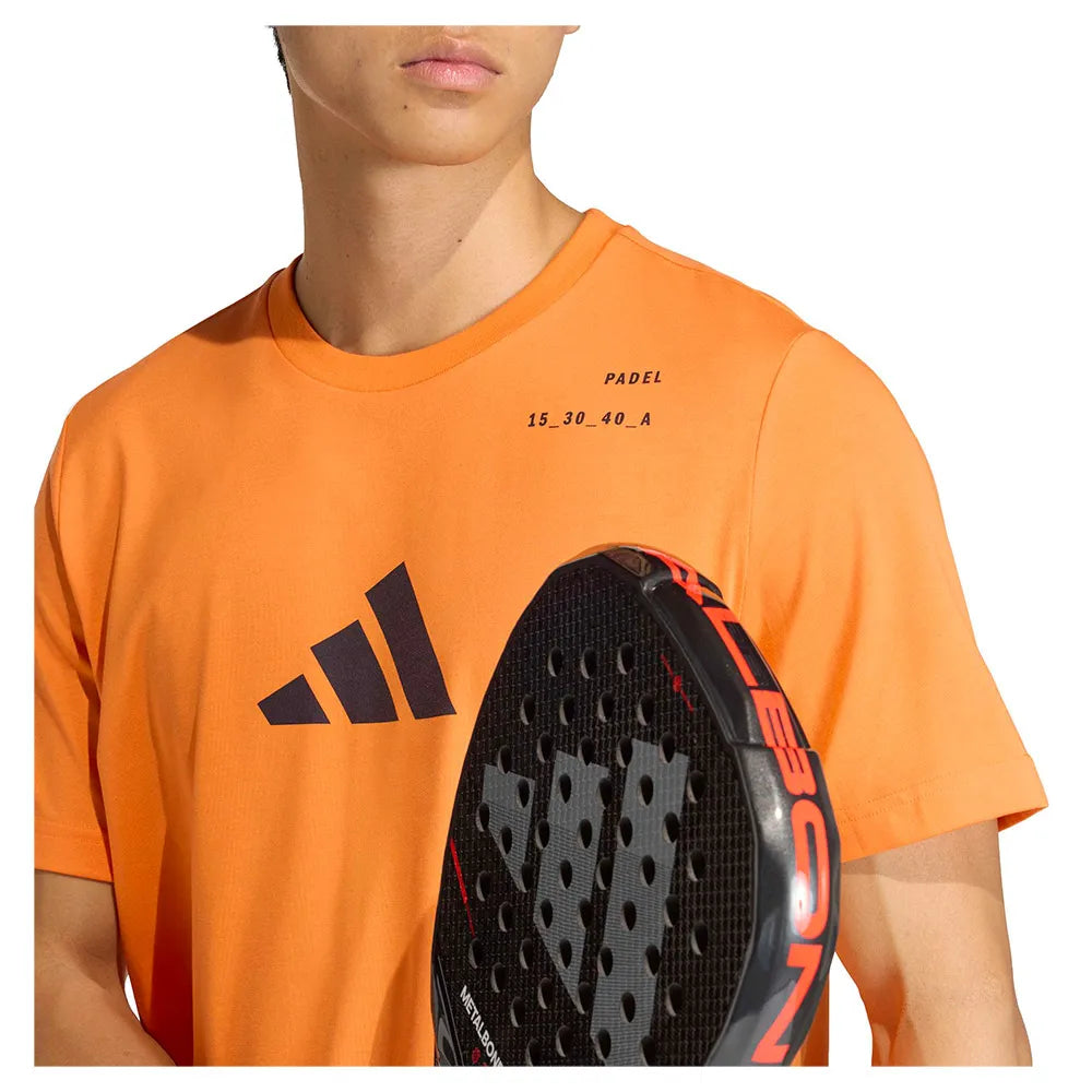 T-shirt Padel Category Graphic Uomo Pure Orange