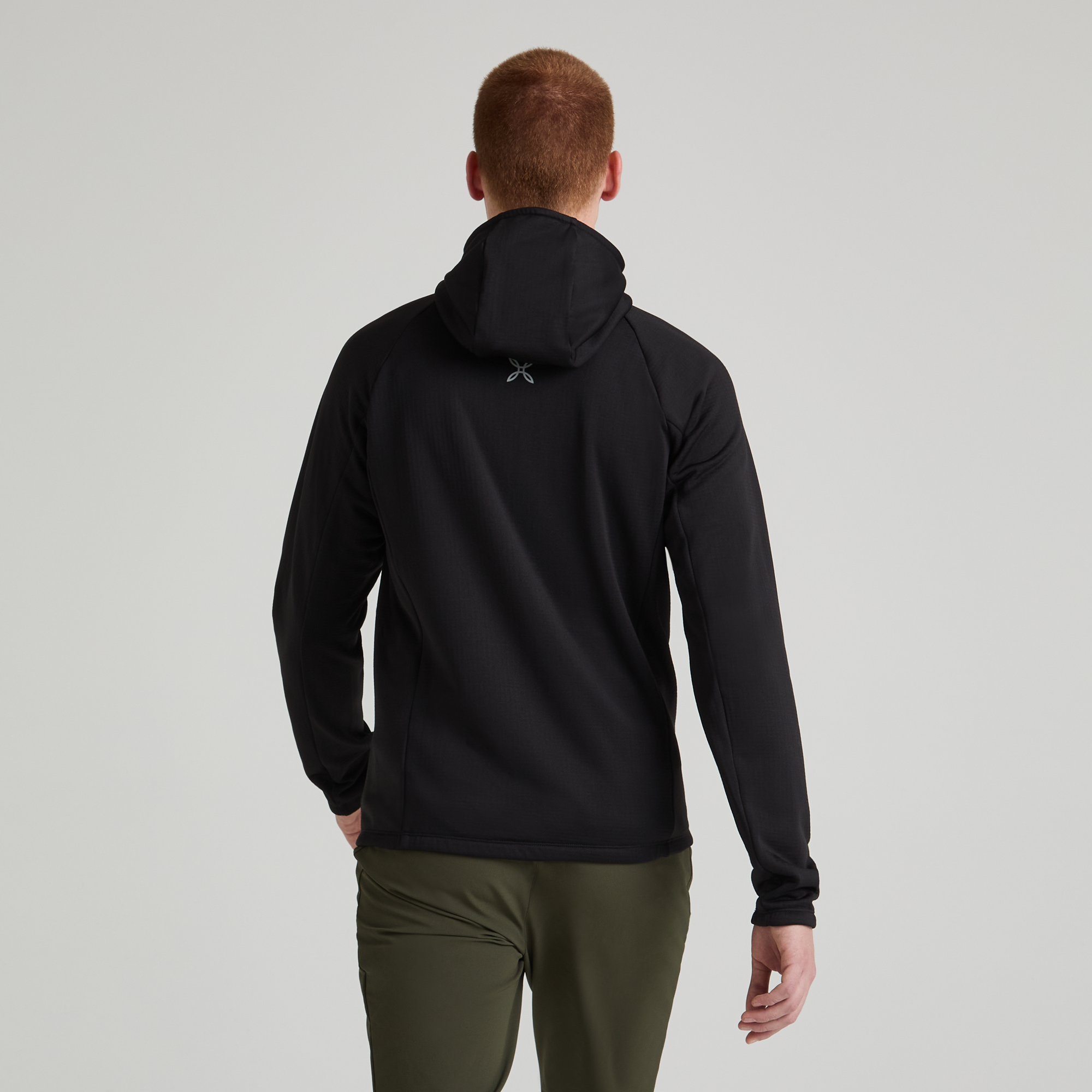 Pull Fadis Grid Hooded Homme Vibe Green