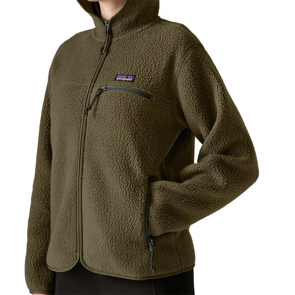 Maglia Reto Pile Hoody Donna Basin Green
