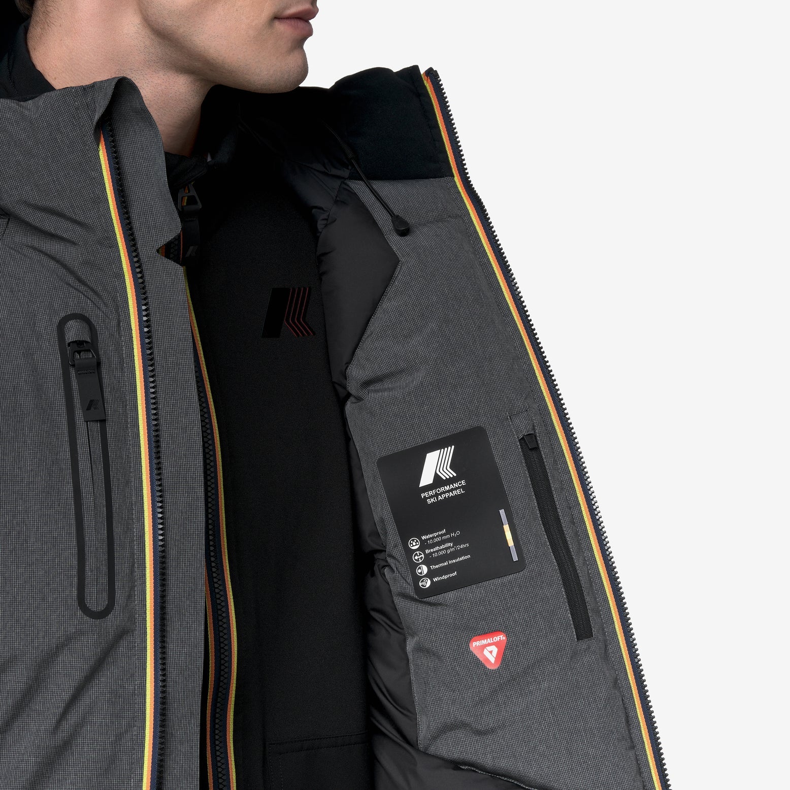 Giacca Parpaillon Uomo Grey Dark Micro Grid