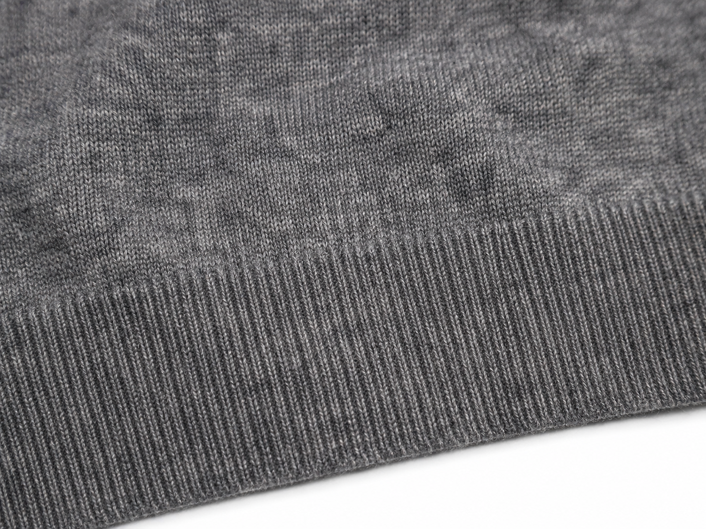 Maglia Lambswool Uomo Medium Grey Melange