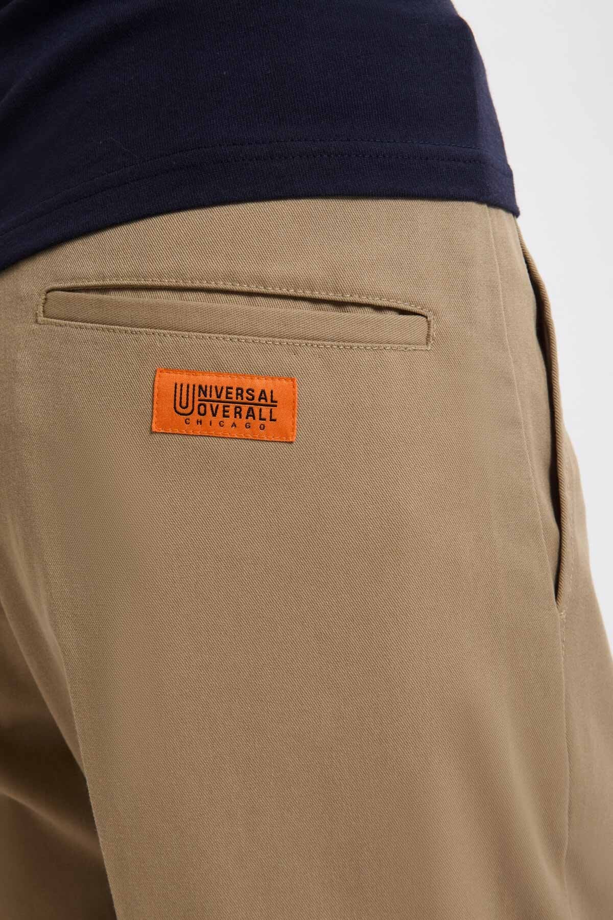 Pantalones Bio Wash Hombre Beige