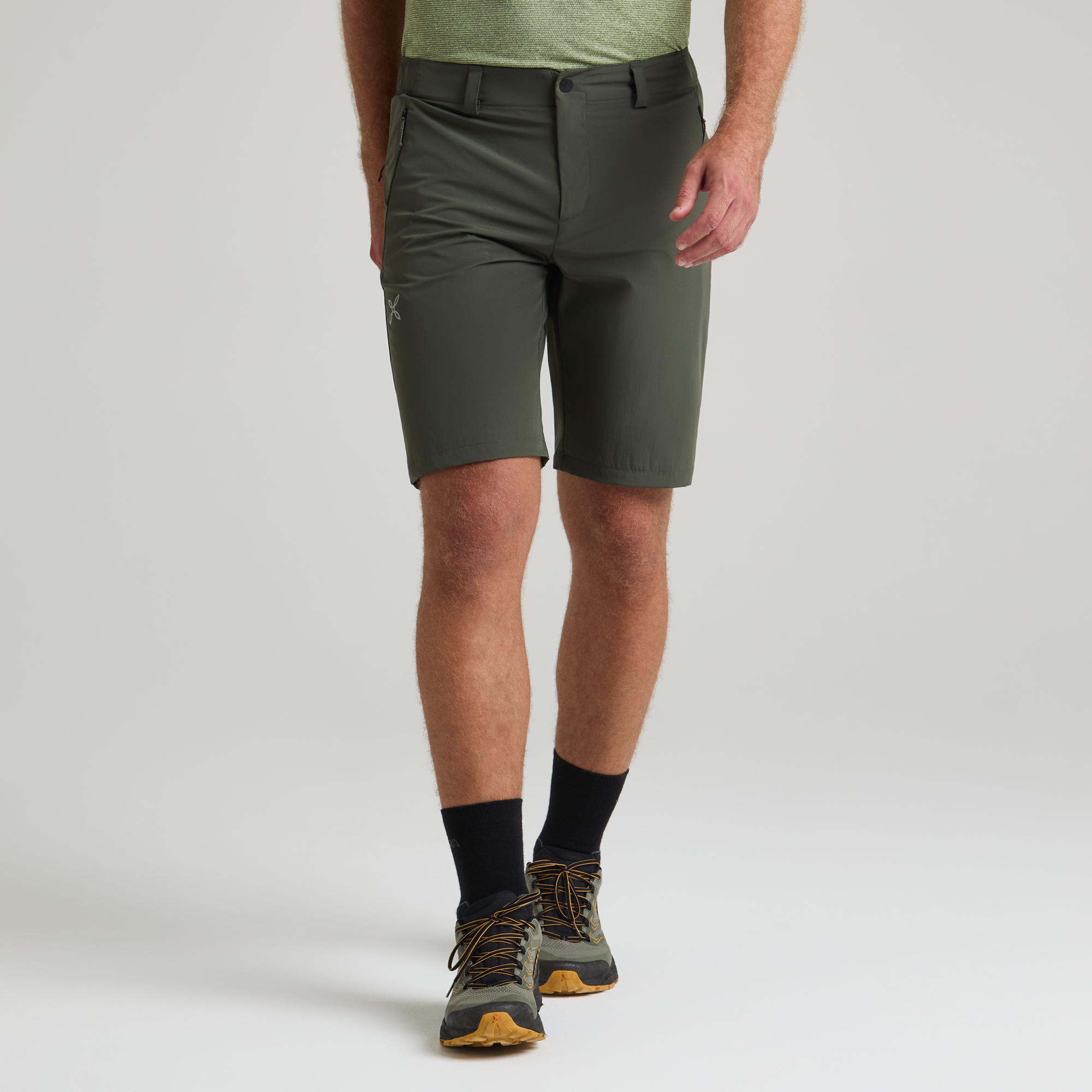 Pantaloncini Walk Uomo Verde Salvia