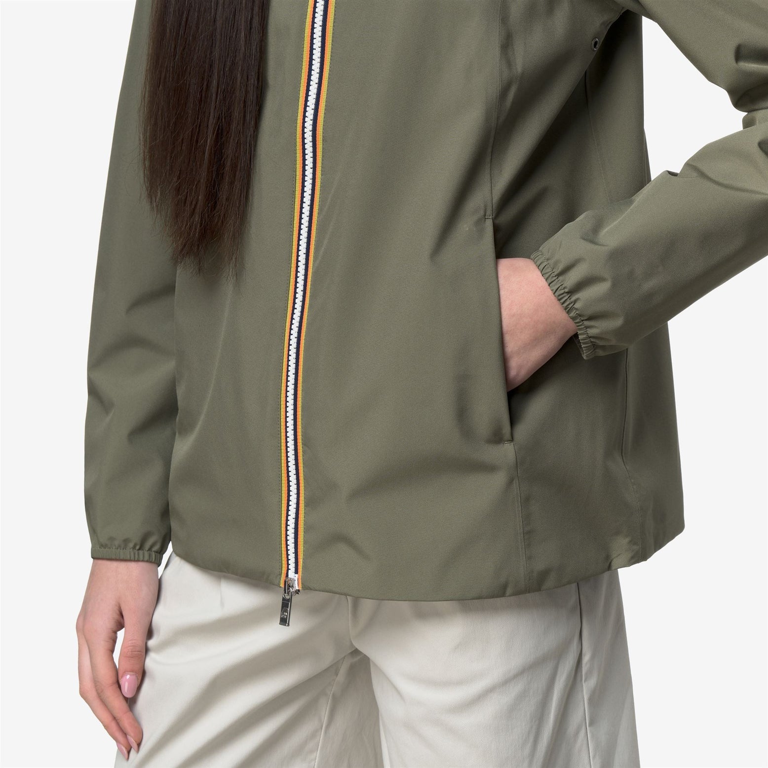 Women's Marguerite Stretch Jersey Jacket Green Lichen