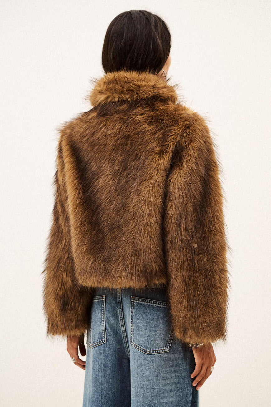 Giacca Manteau Lendy Donna Marron
