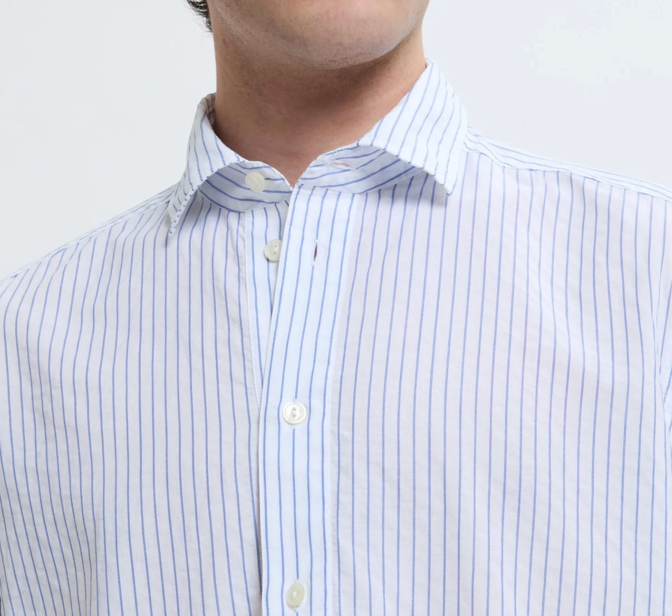 Camisa Polo Hombre White/Navy