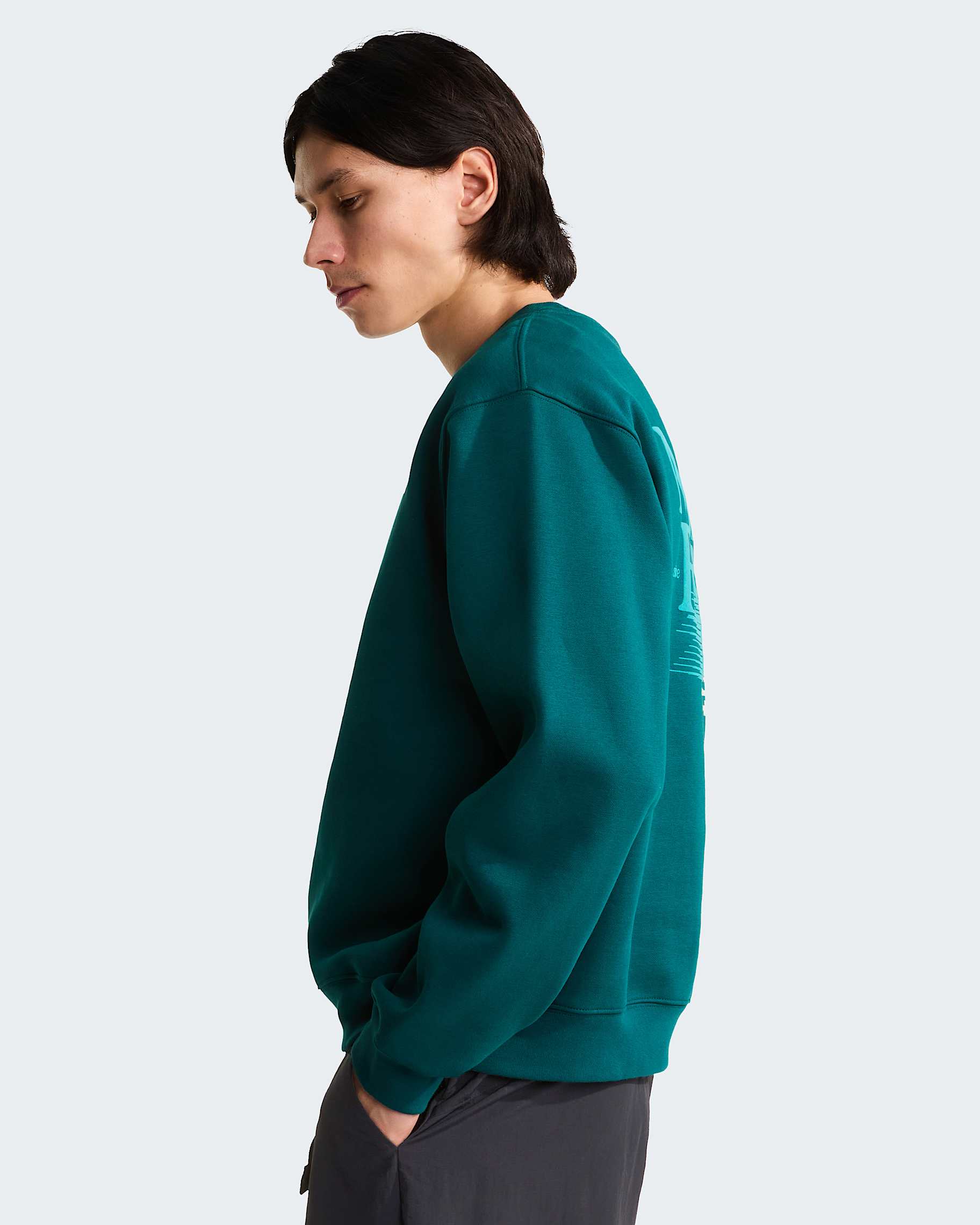 Mann Retro Trail Relaxed Sweatshirt Pacific Teal
