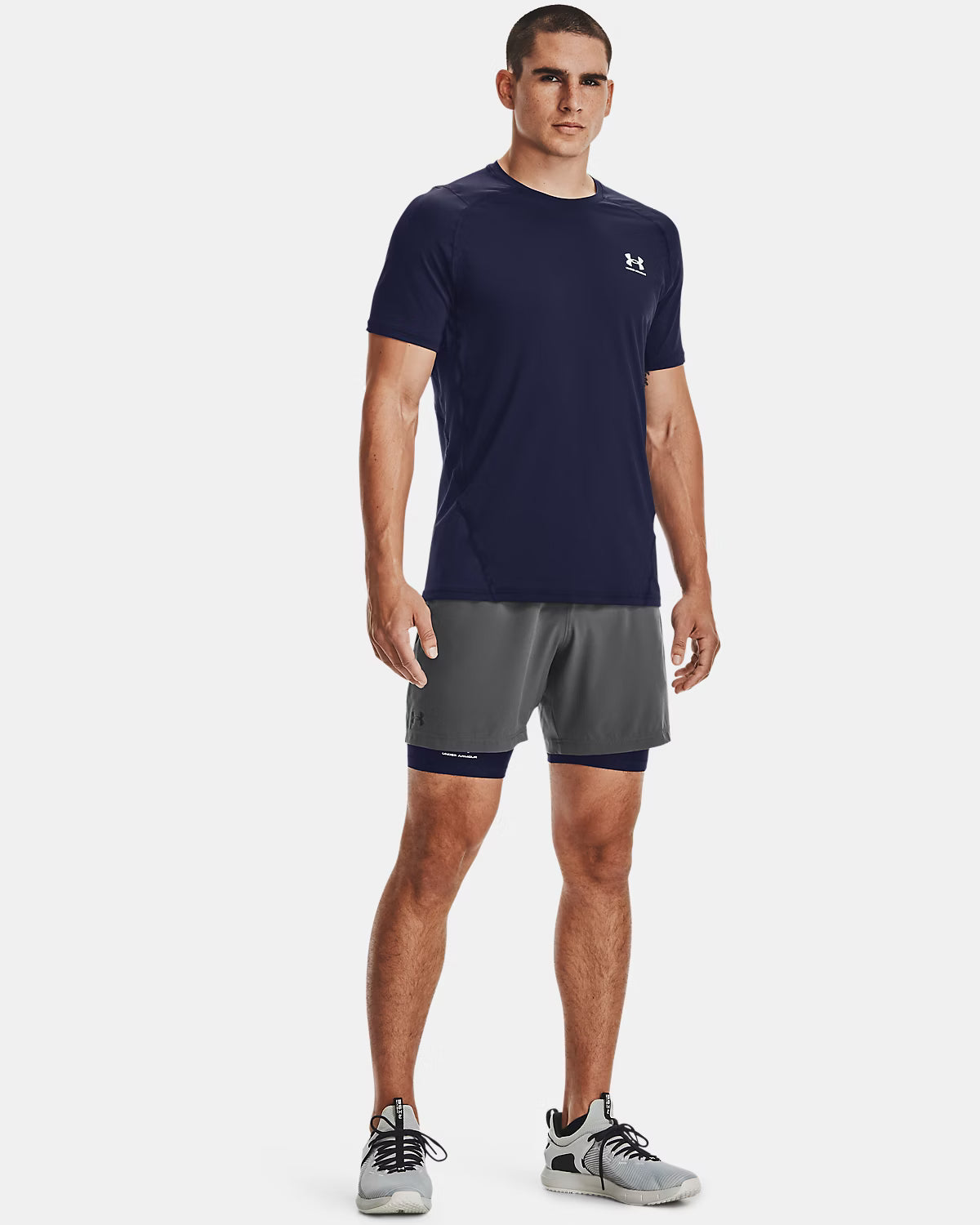 T-shirt HeatGrer Fitter Uomo Midnight Navy