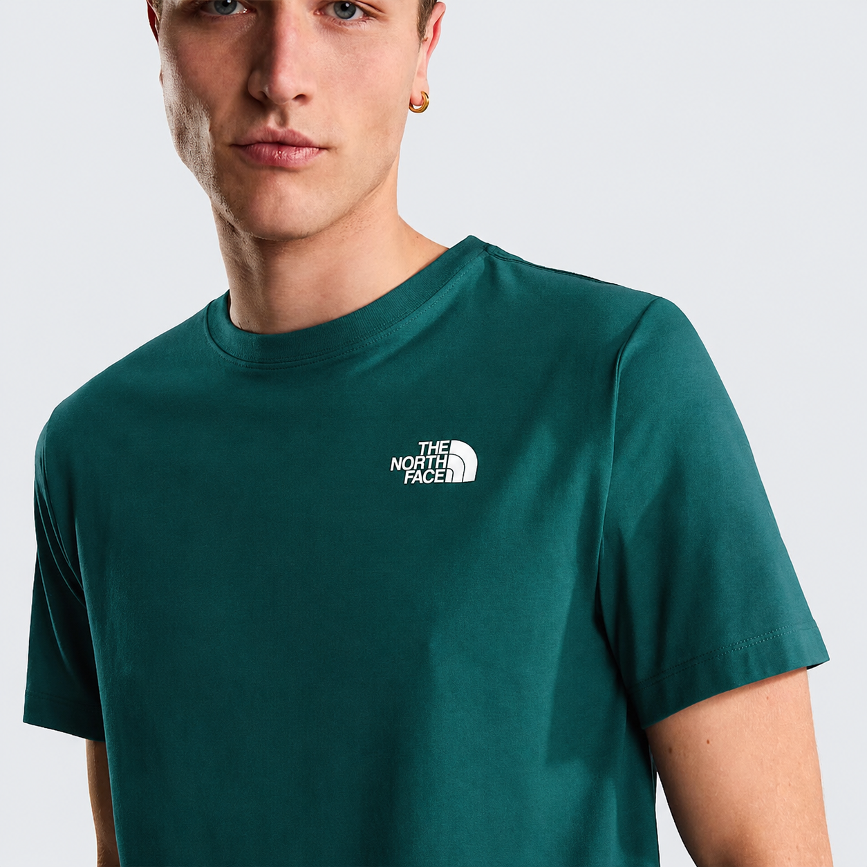 T-shirt Mountain Sketch Uomo Pacific Teal