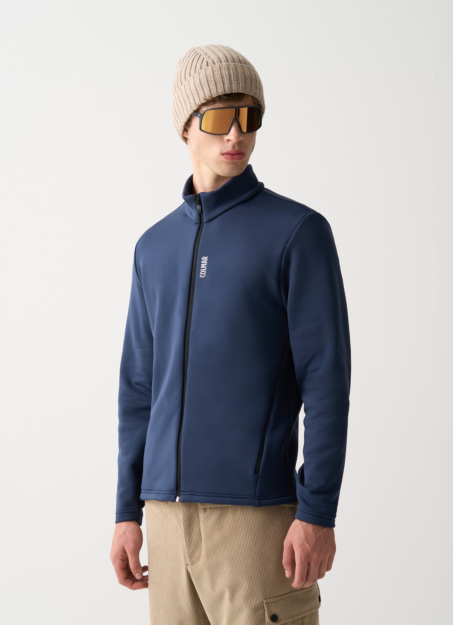 Maglia Stretch Uomo Blu Navy