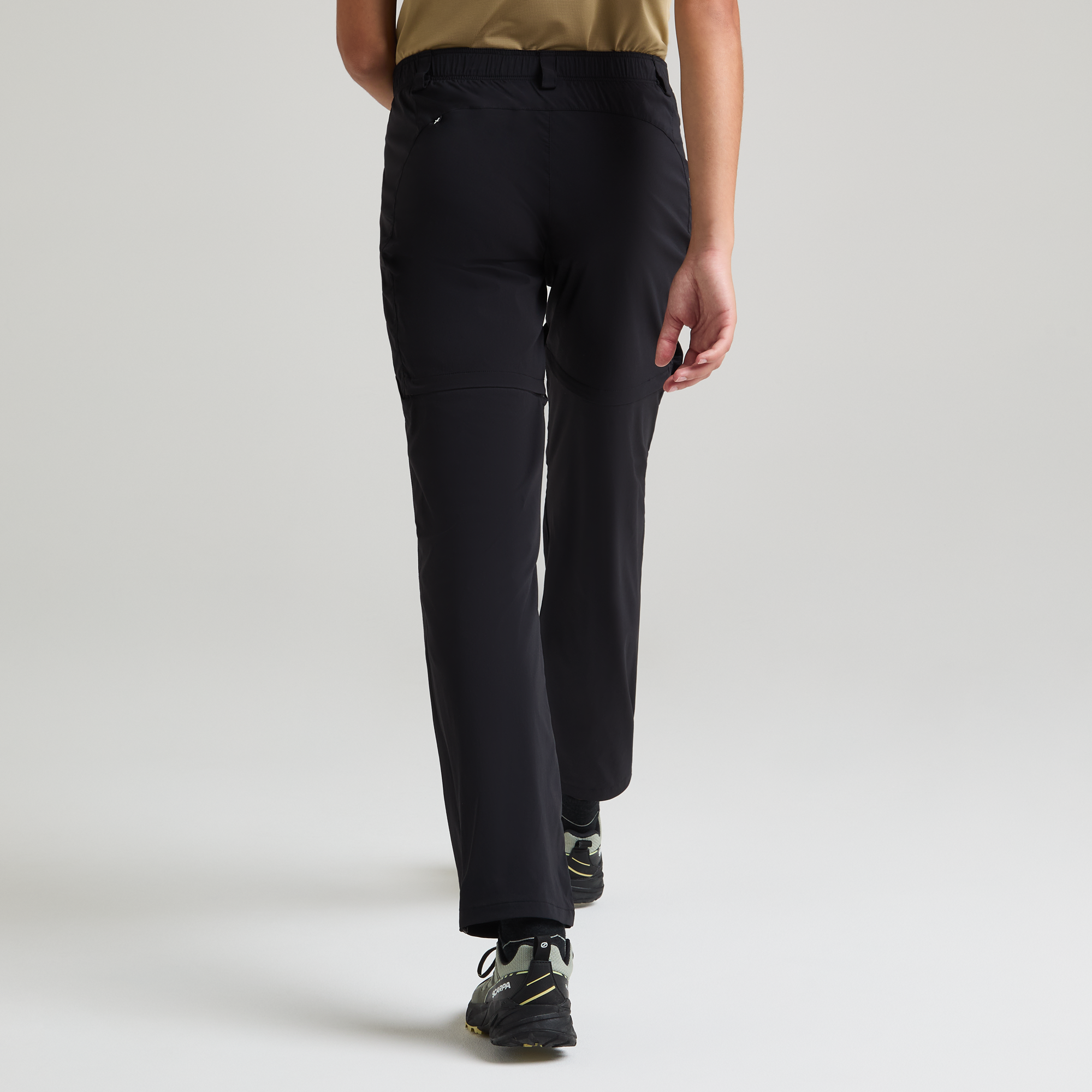 Pantaloni Route Zip Off Donna Desert Beige