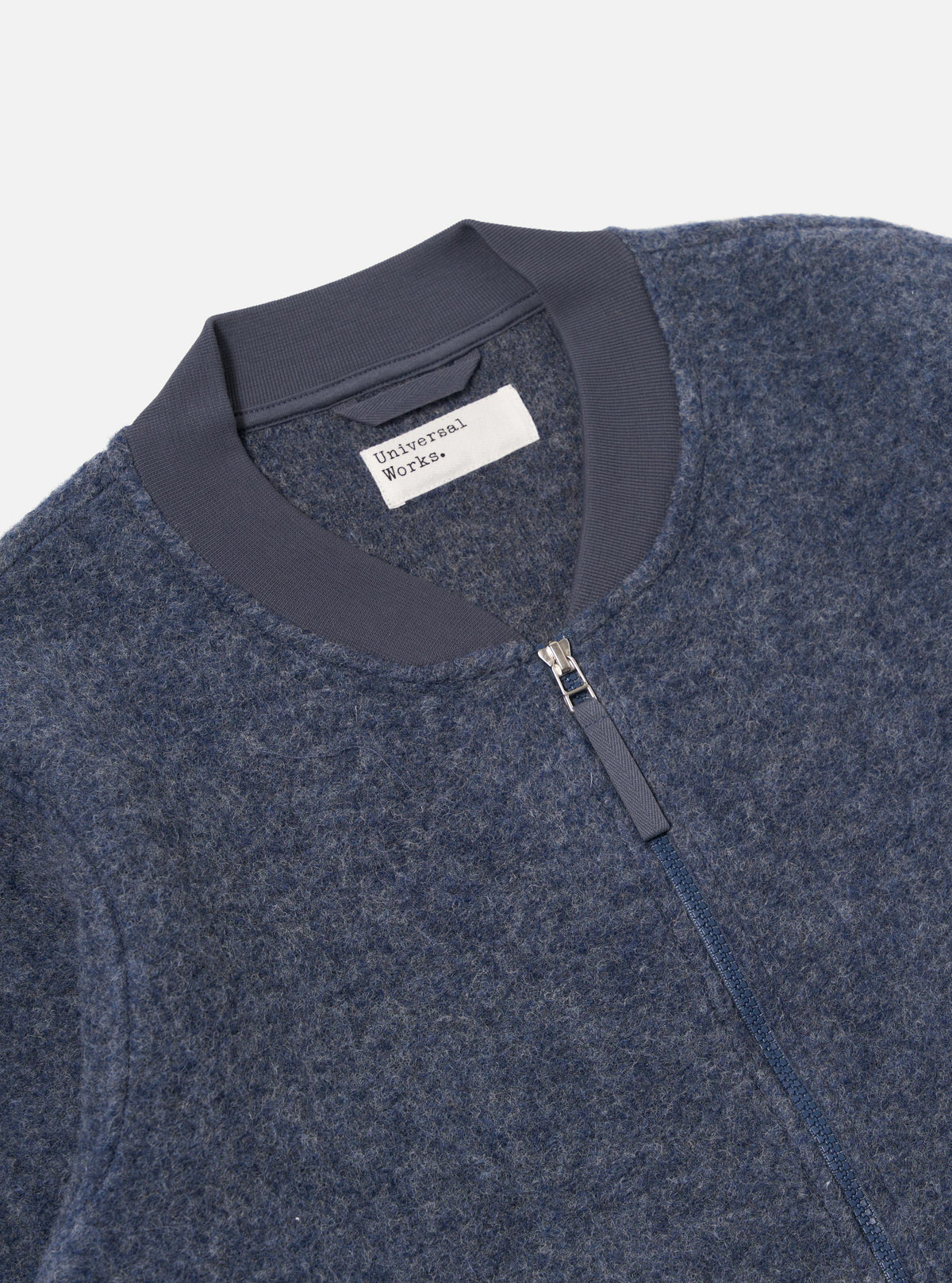 Giacca Zip Bomber Uomo Slate Blue