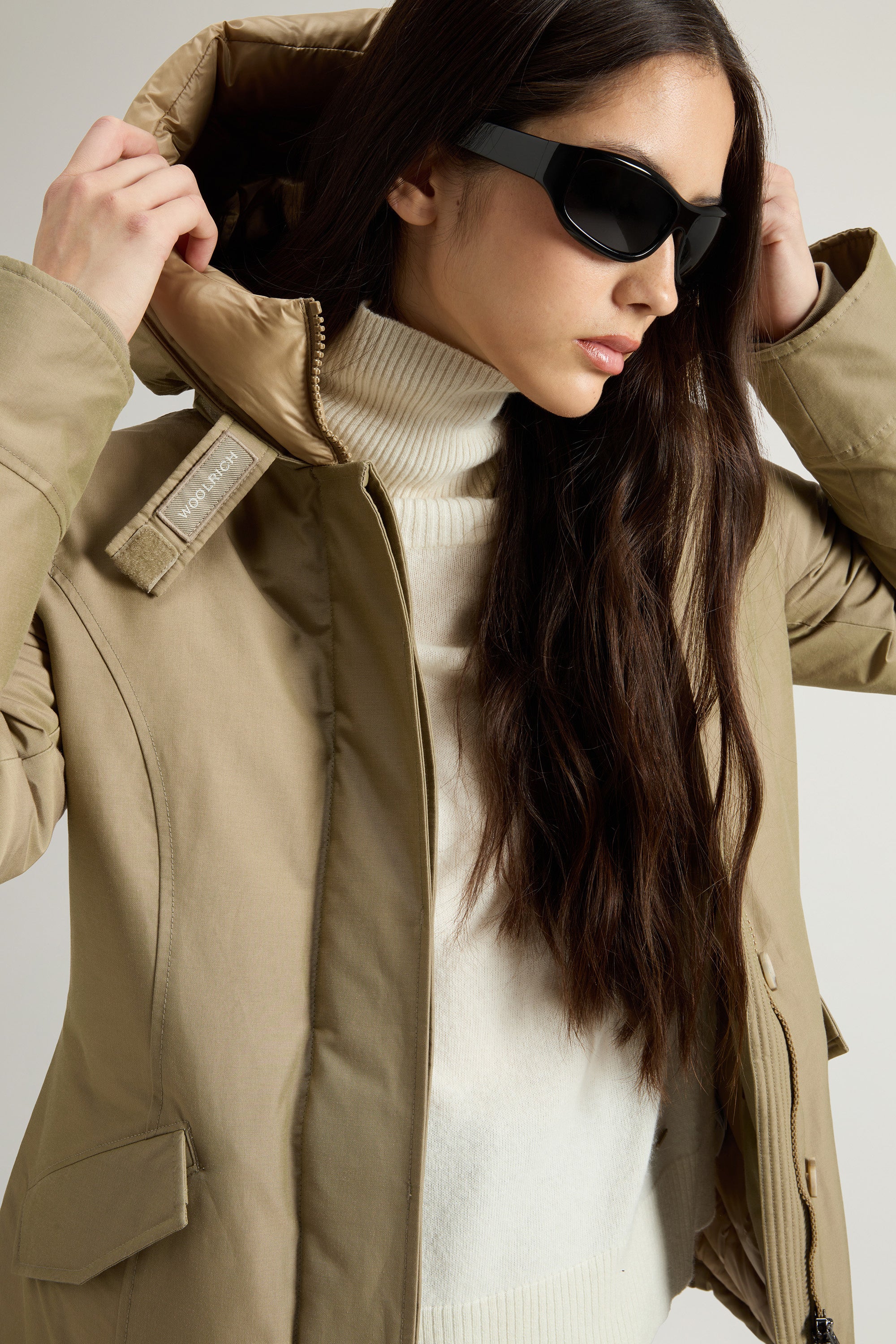 Women's Arctic Parka Jacket Cornstalk Two Tone