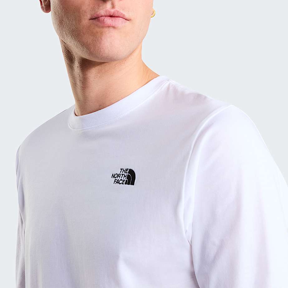 Mann Evolution Simple Dome Regular Langarm T-shirt White