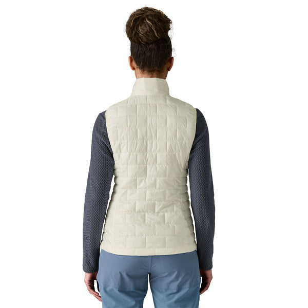 Frau Nano Puff Weste Brich White