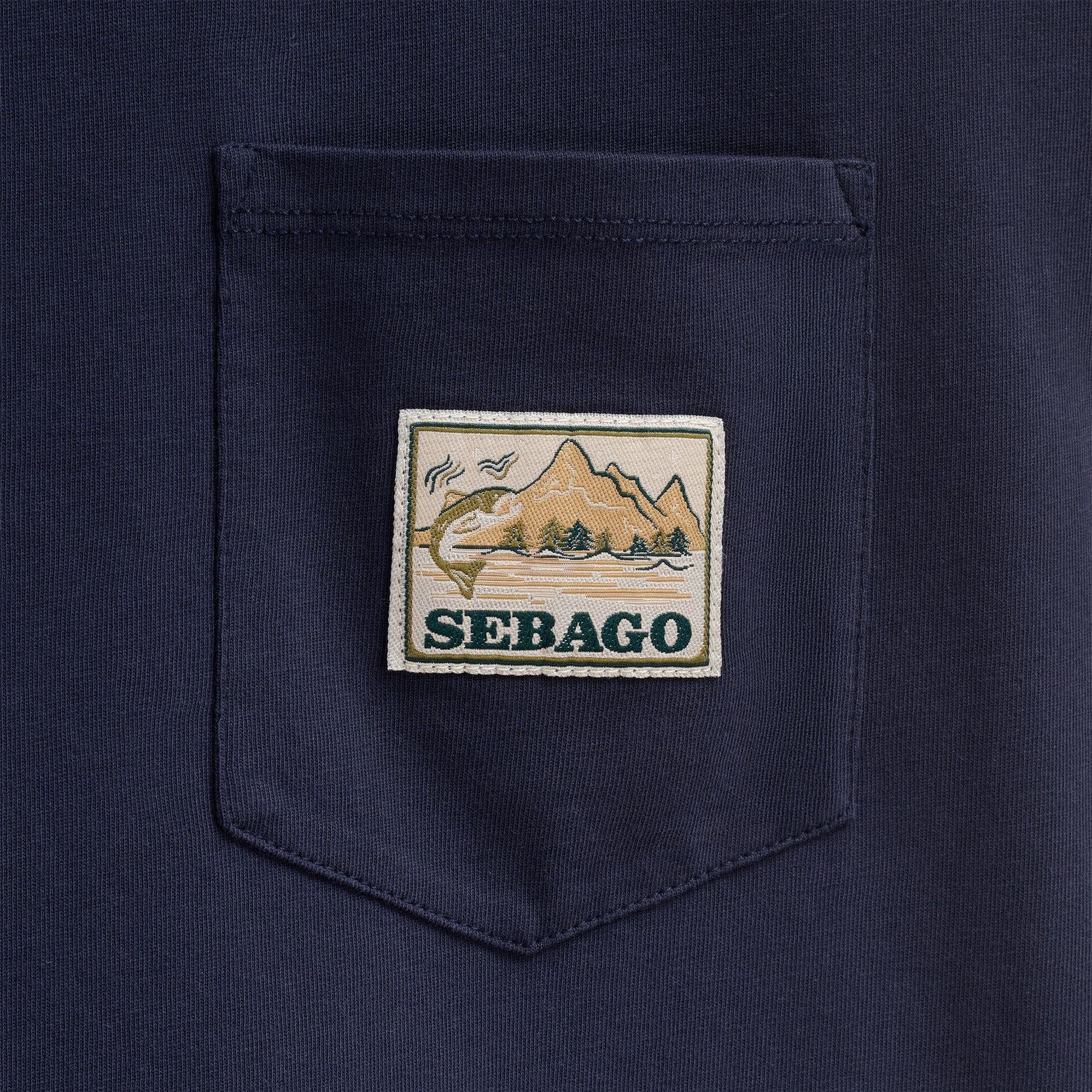 T-shirt Unionriver Uomo Blue Dark - Immagine ambientata