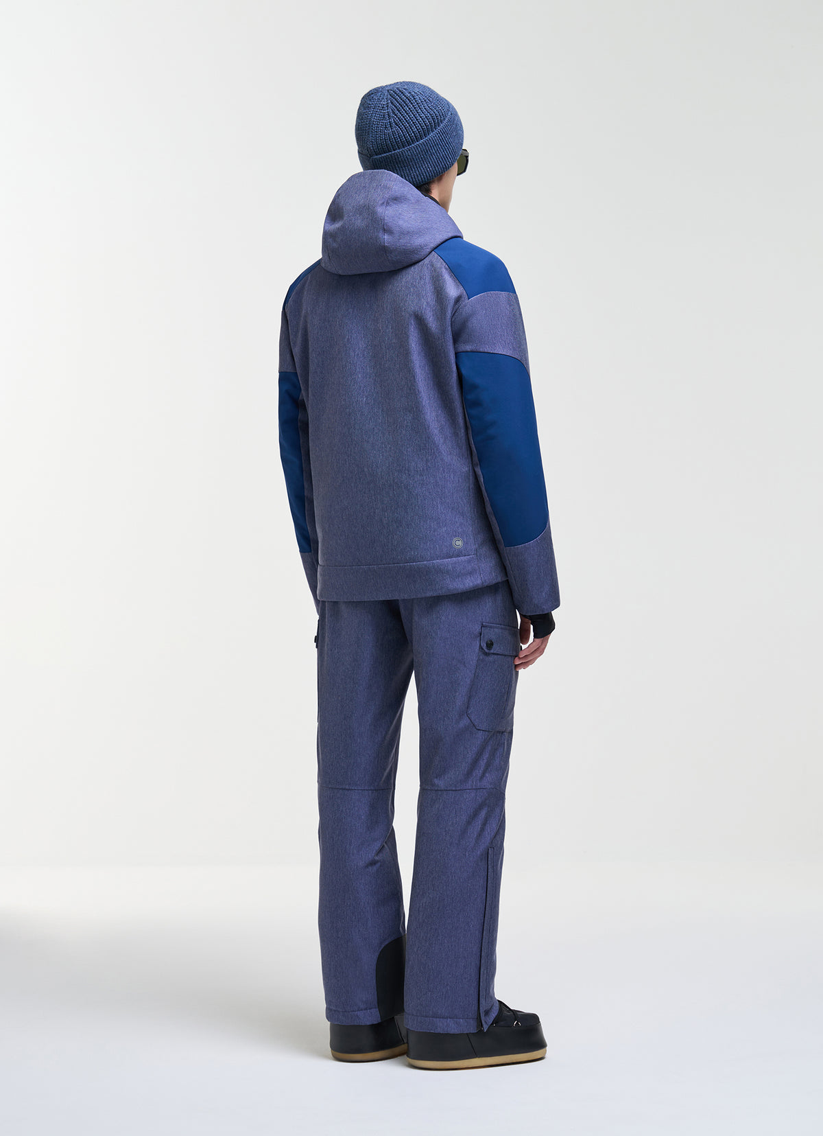 Mann Denim Jacke Blu Midnight