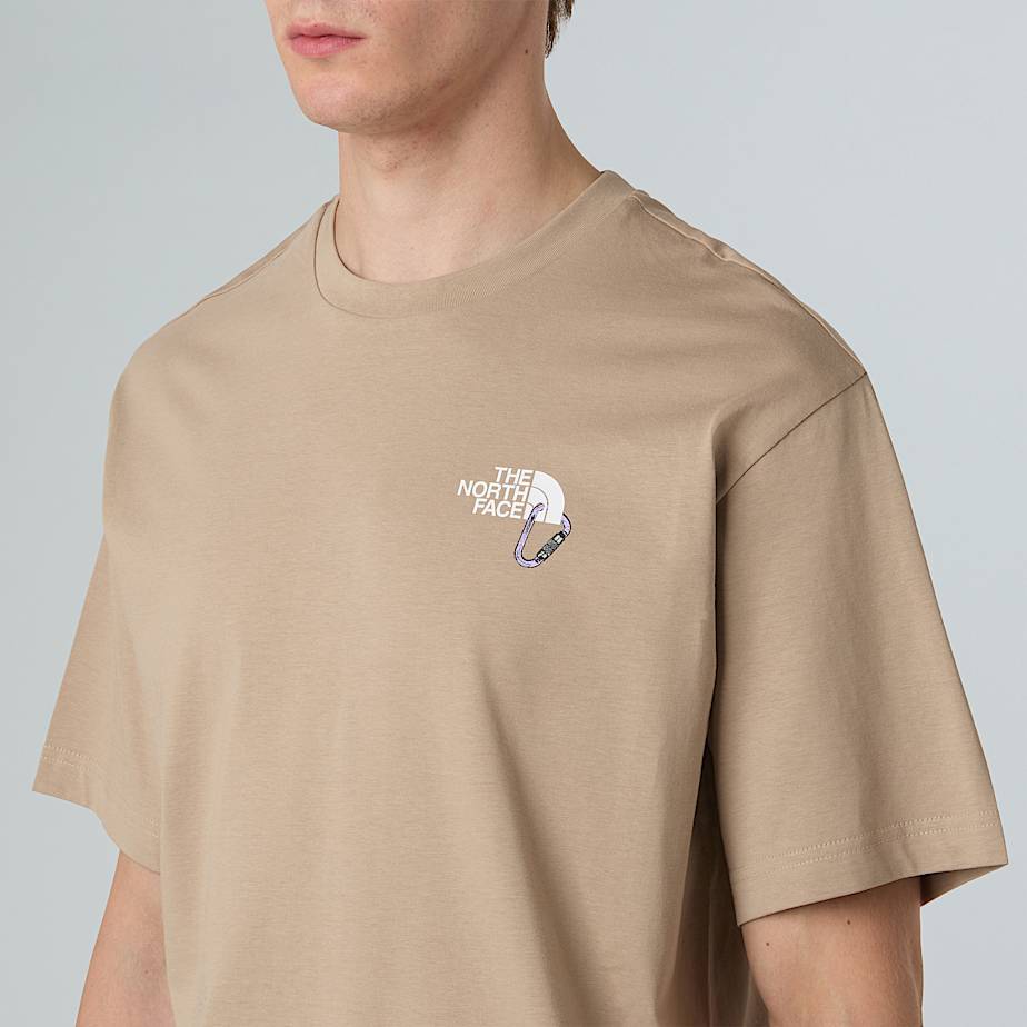 Explore Carabiner T-shirt Mushroom