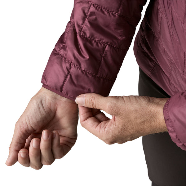 Women's Nano Puff Hoody Jacket Berry Fig