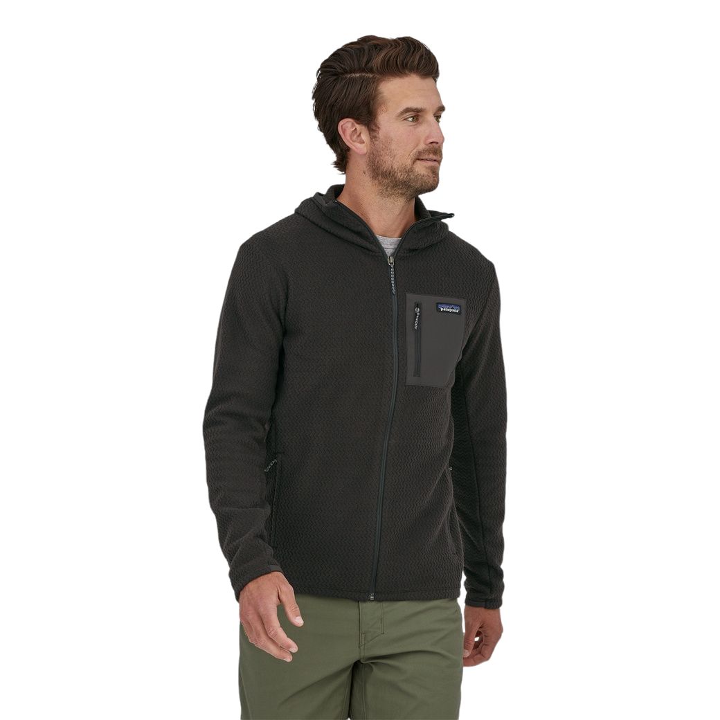 Maglia R1 Air Full-Zip Hoody Uomo Black