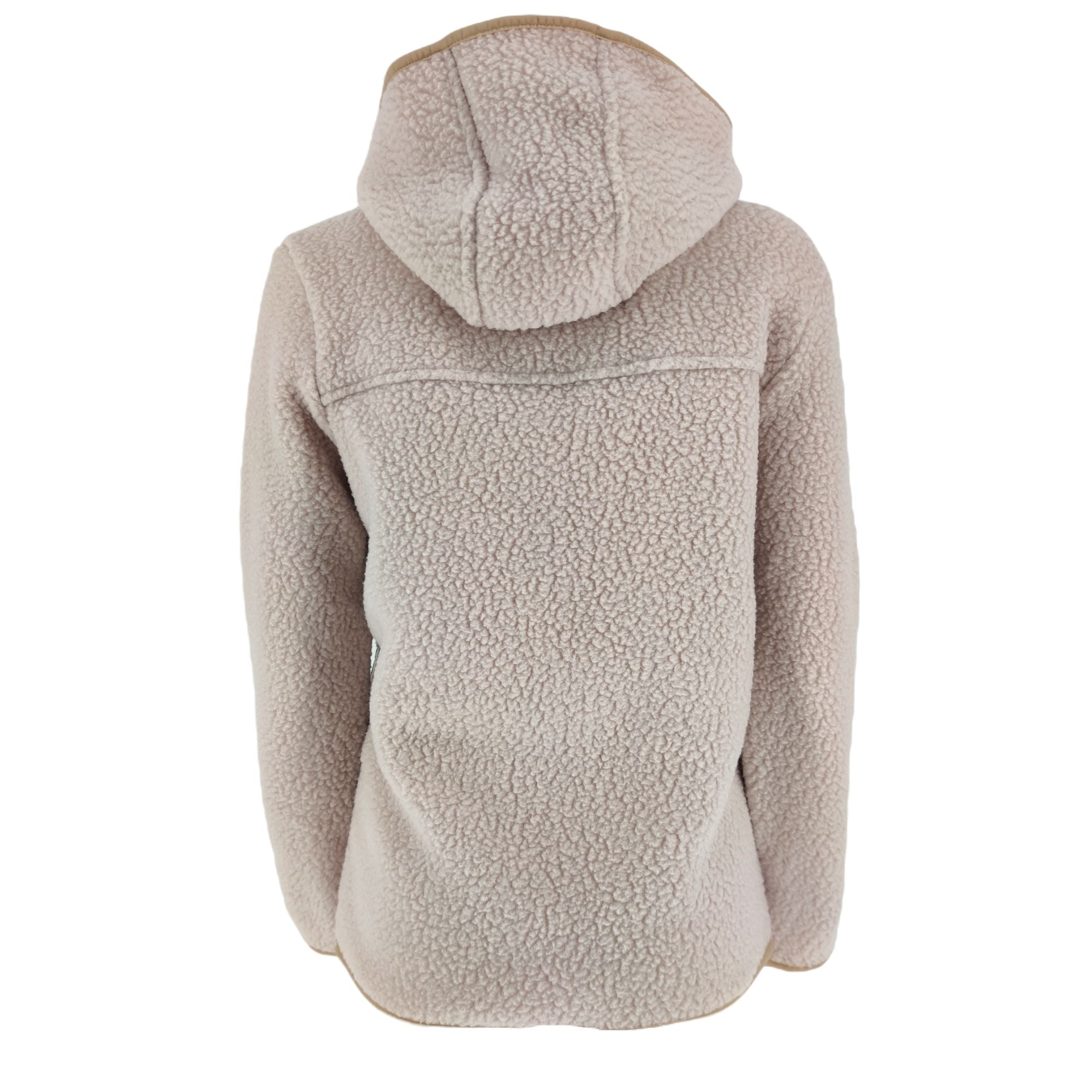 Maglia Retro Pile Fleece Hoody Donna Shroom Taupe