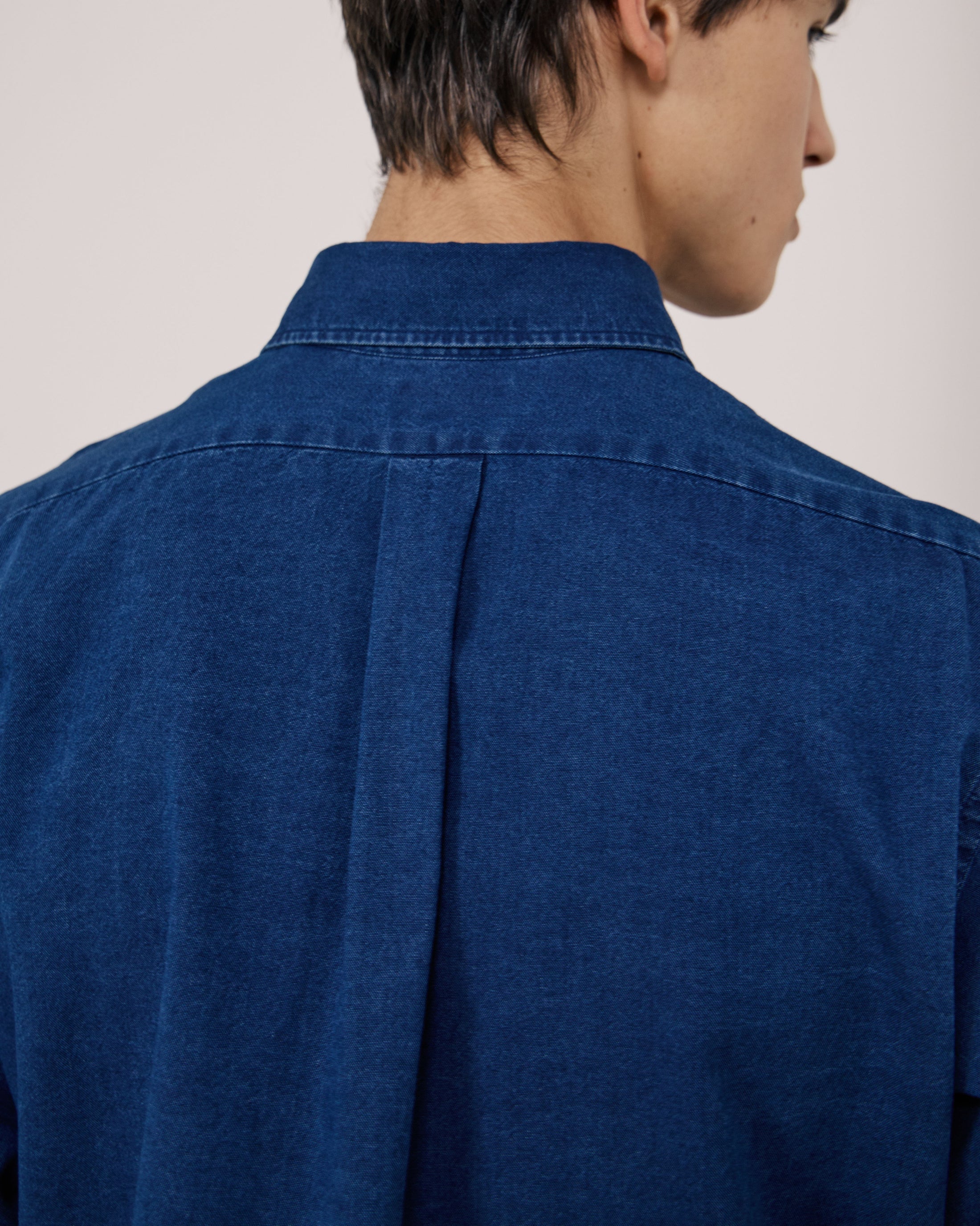 Camicia Ocbd Uomo Indigo