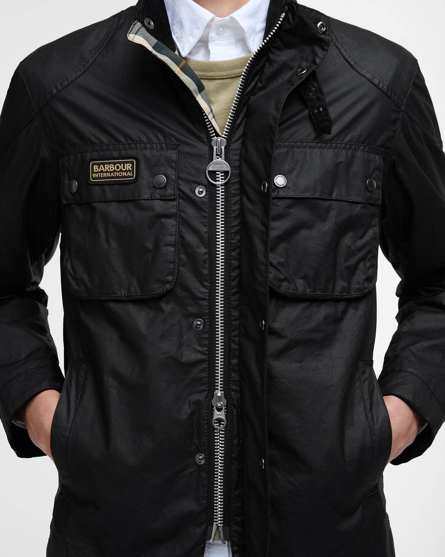 Giacca Wax Merton Uomo Classic Black