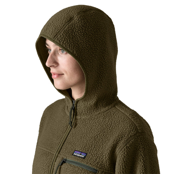 Maglia Reto Pile Hoody Donna Basin Green