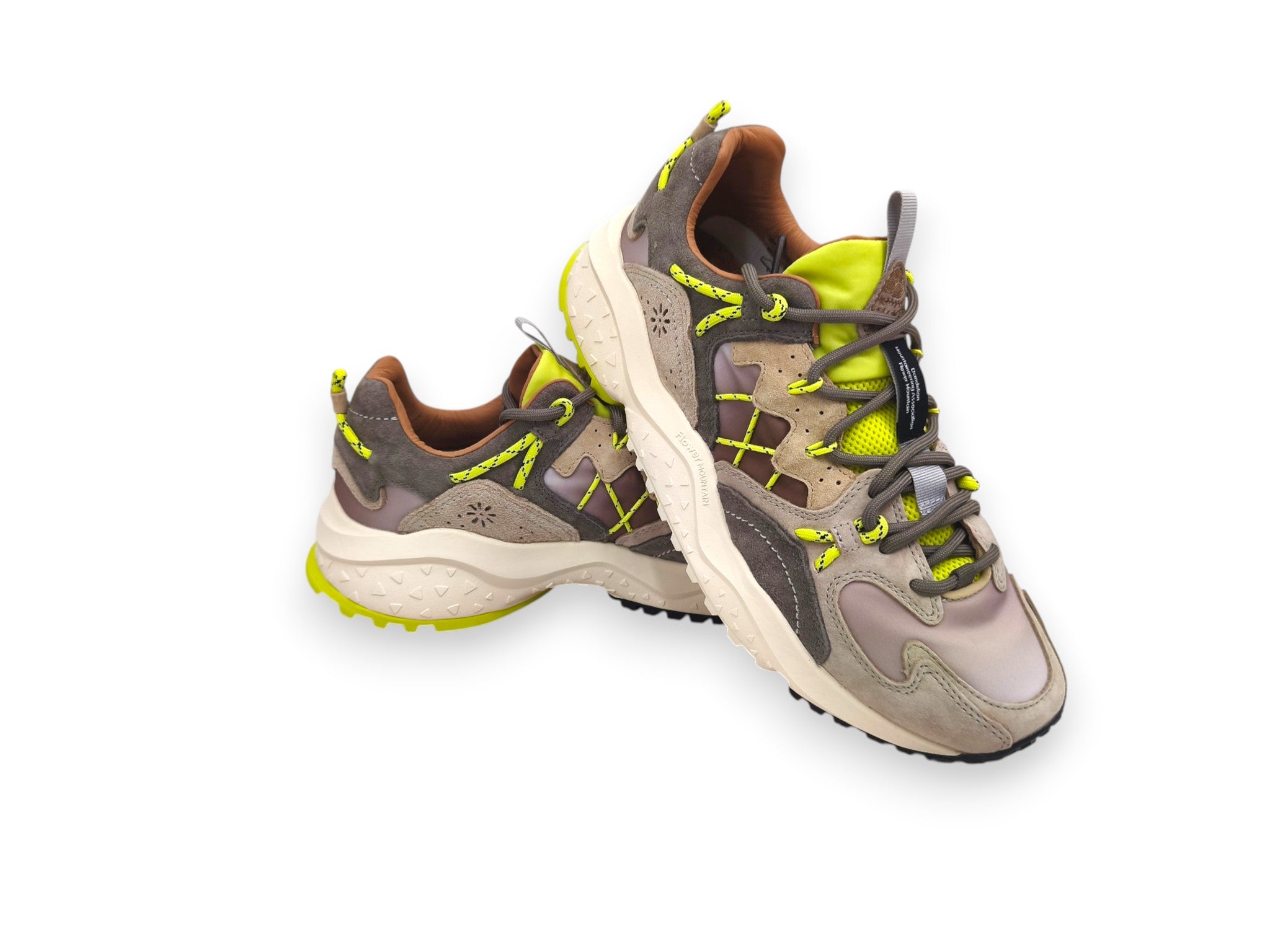 Scarpe Yamabushi Taupe/Lime