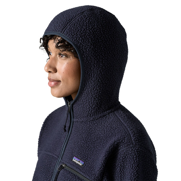 Maglia Reto Pile Hoody Donna Sunken Blue