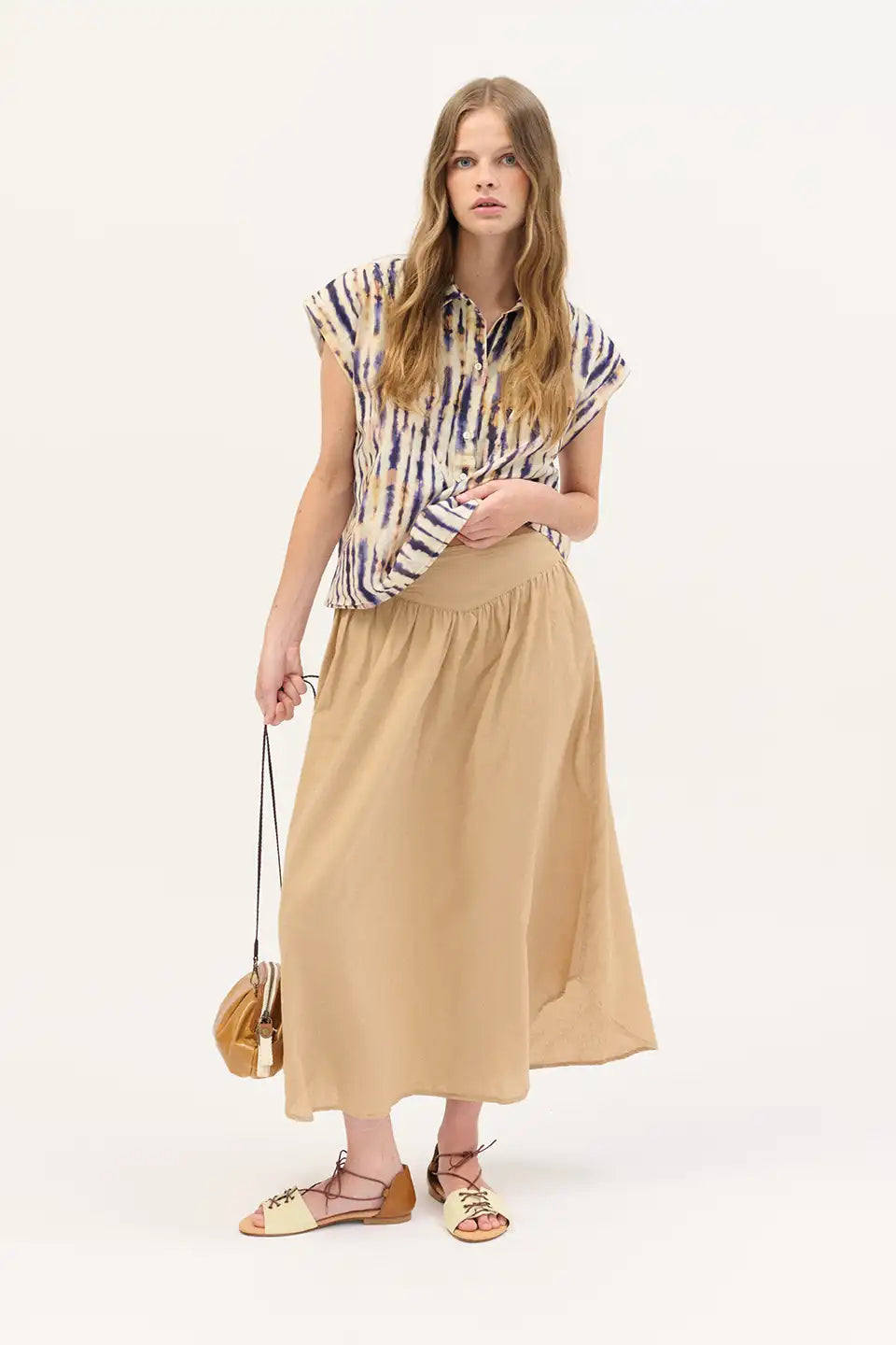 Falda Faustina Mujer Camel