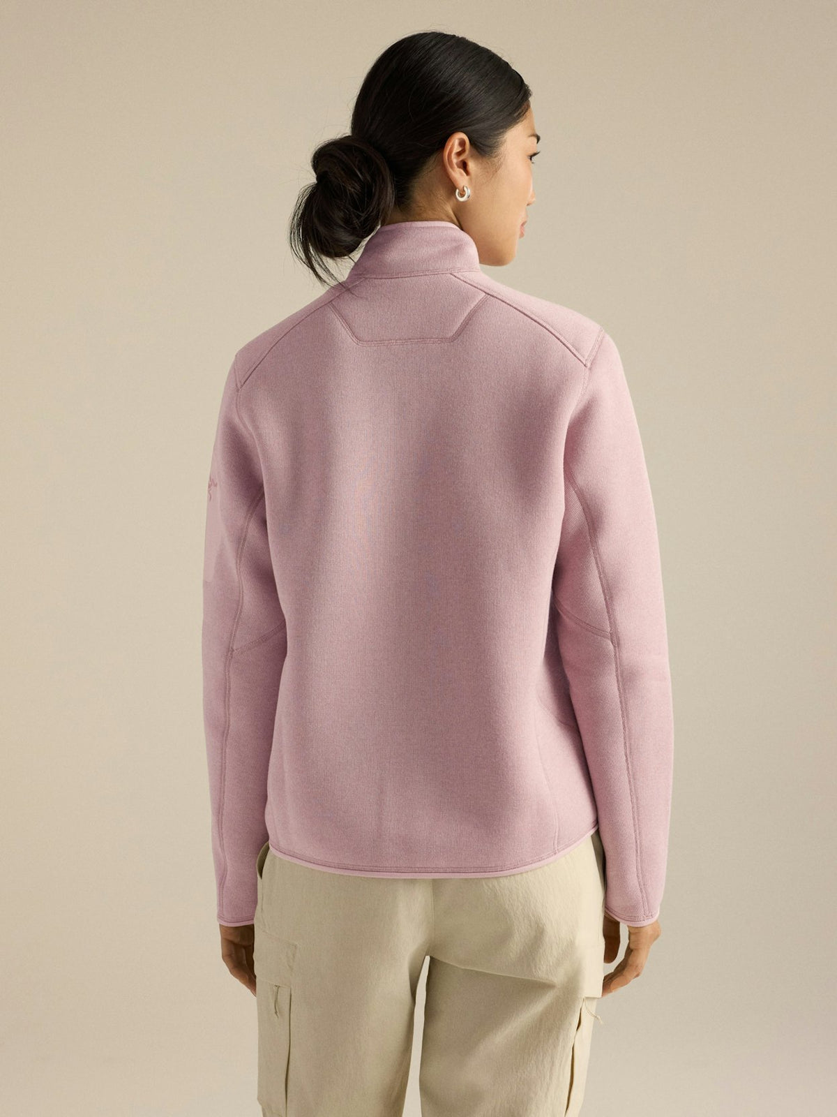Dam Covert-kofta Alpine Rose Heather