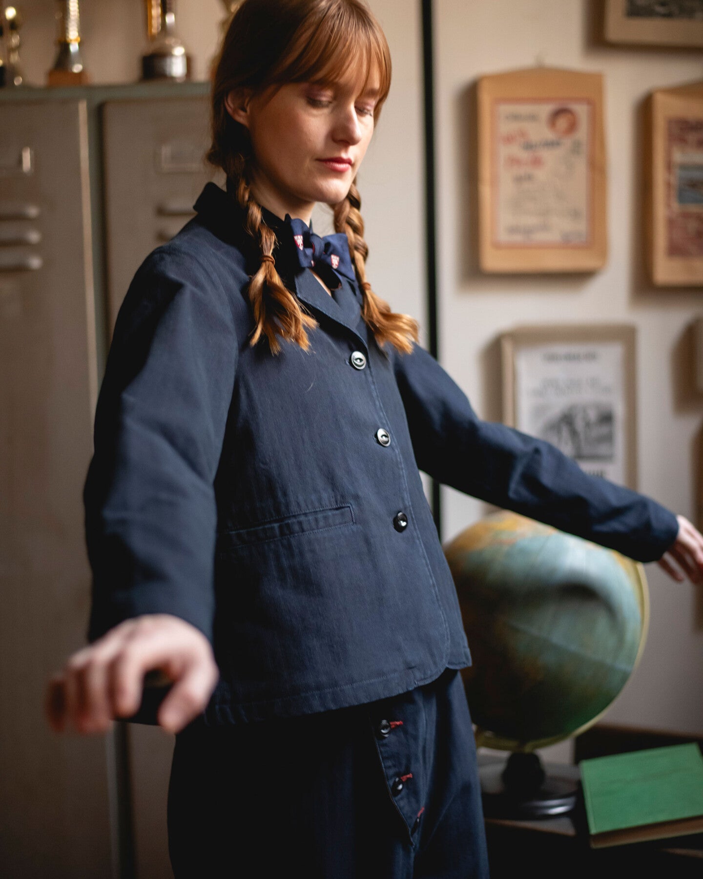 Frau 138 Jacke Indigo