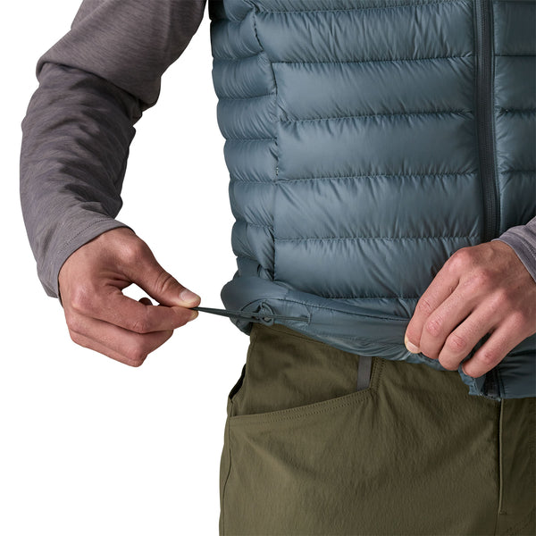 Mann Down Sweater Weste Summit Blue