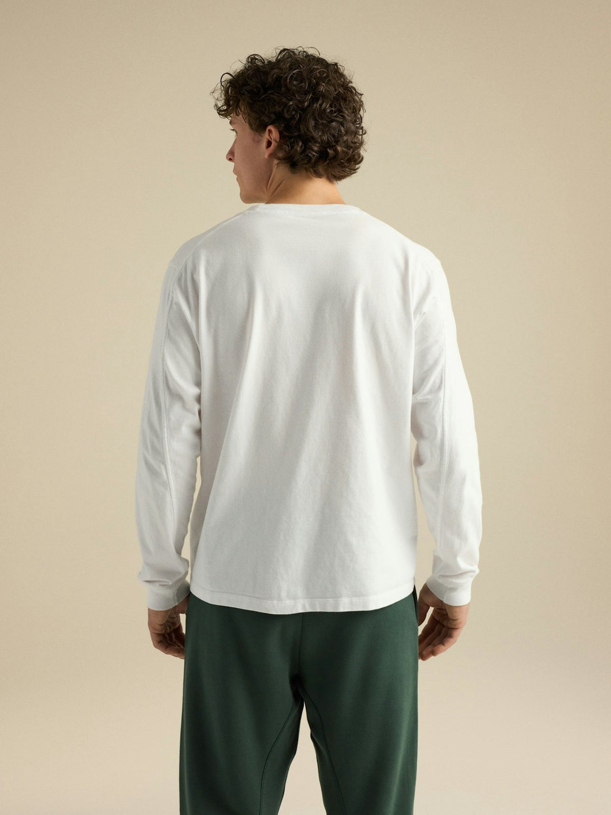 T-shirt Kragg Cotton Uomo White Light/Larch