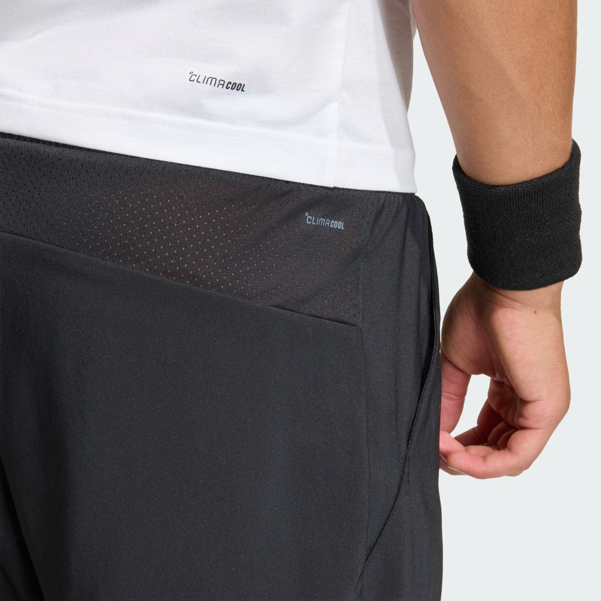 Men's Club Climacool 2 In 1 Shorts Black/Pure Orange