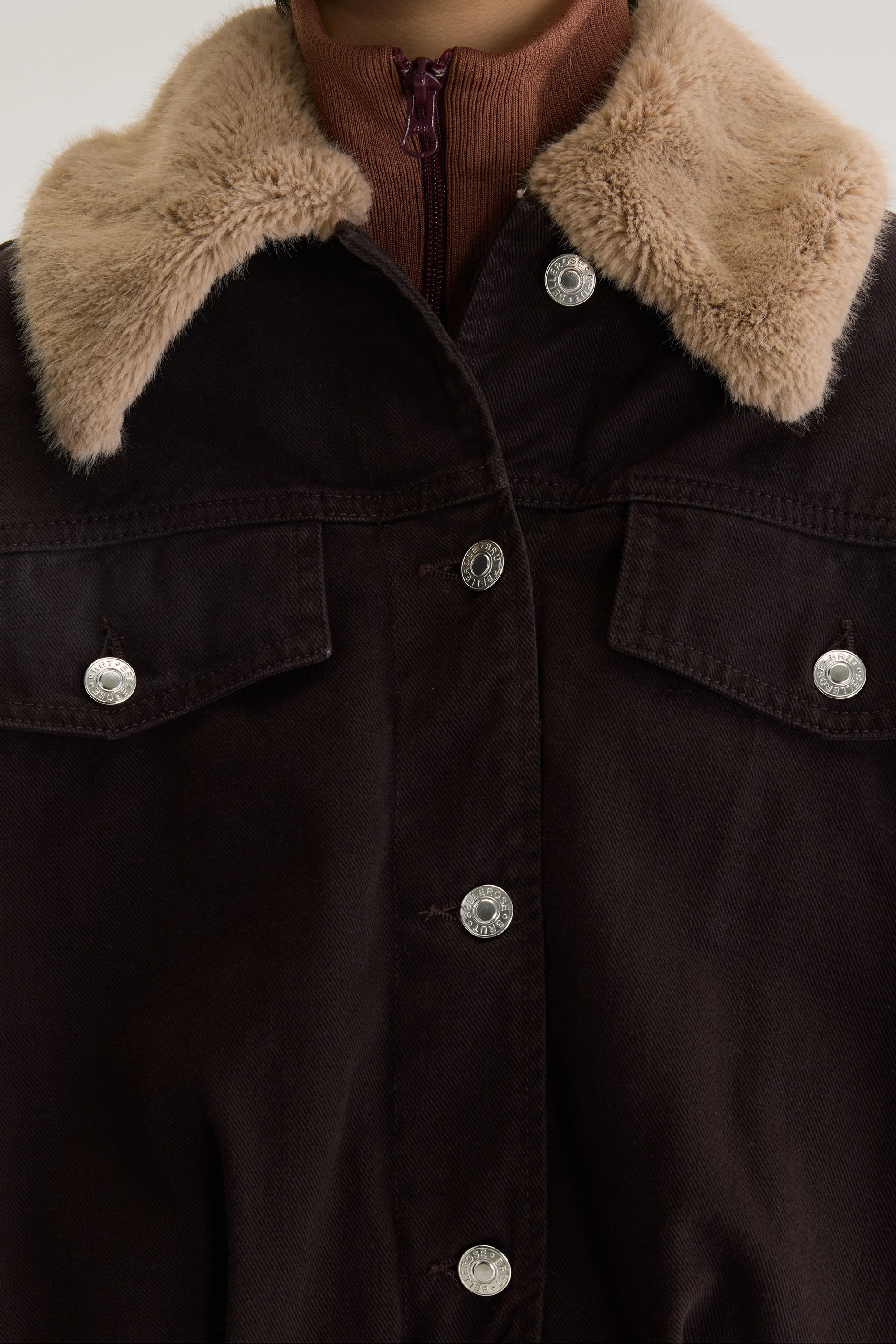 Giacca Pias Denim Donna Dark Roast