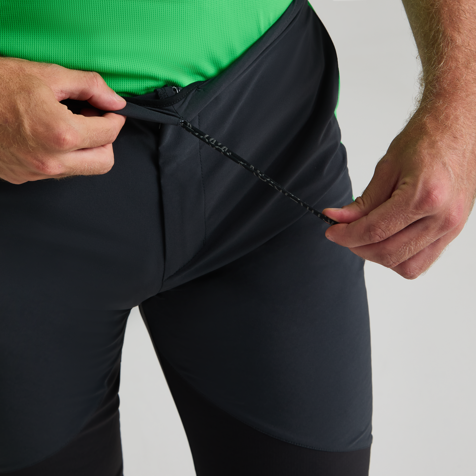 Pantalon Synth Homme Antracite/Vibe Green
