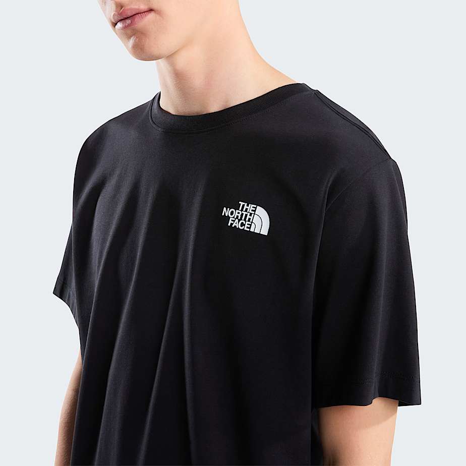 T-shirt Vertical Regular Uomo Black