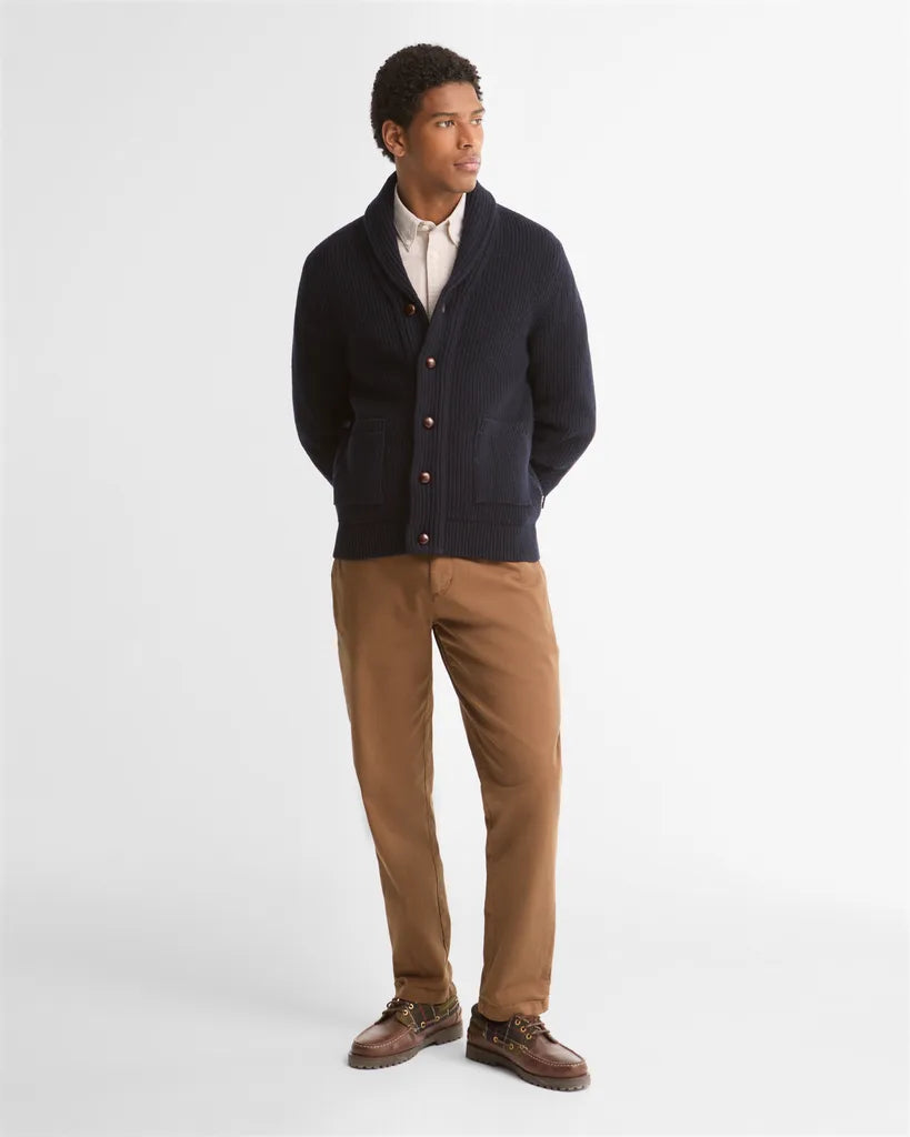Mann Hartland Strickjacke Navy