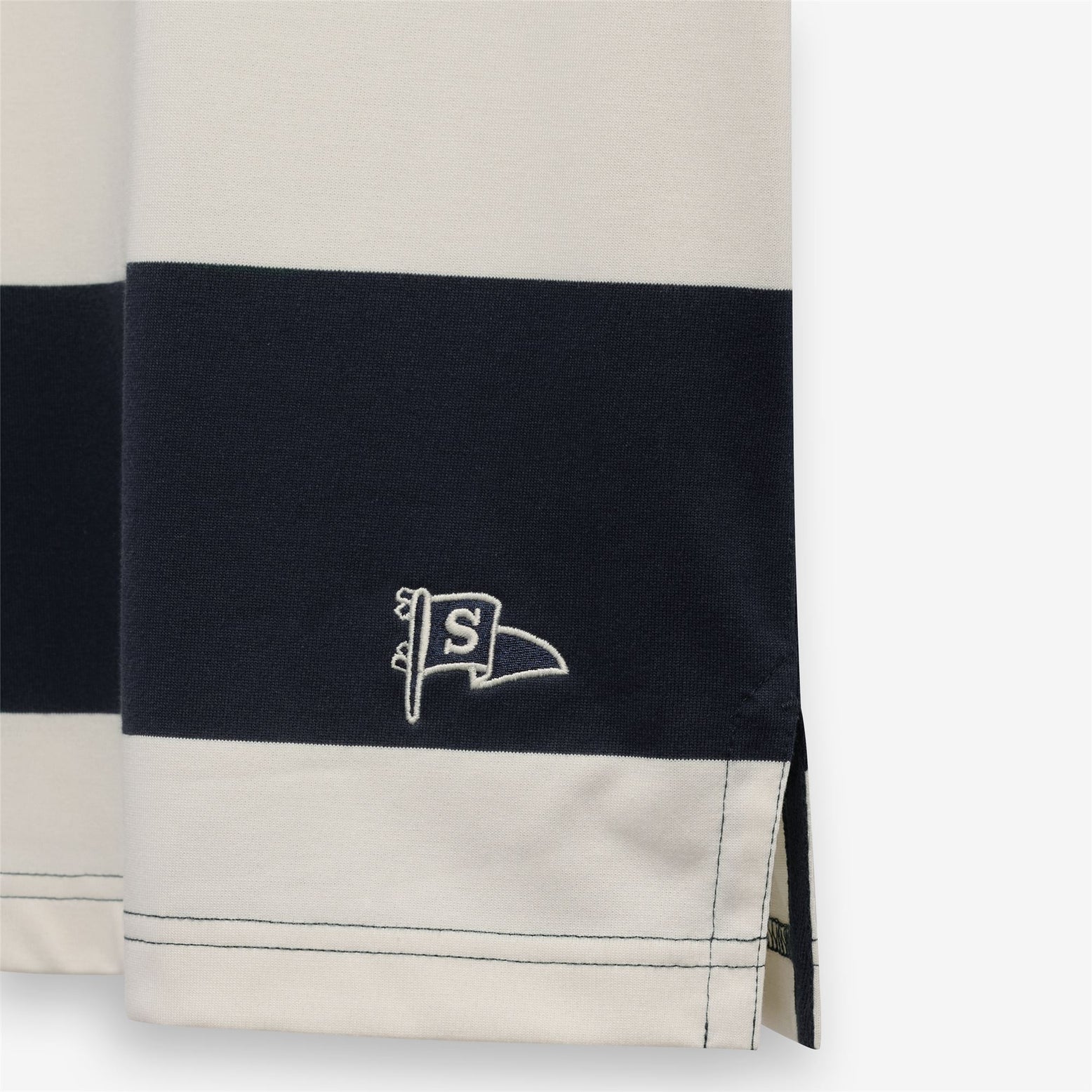 Polo Campbell White Natural Blue - Dettaglio materiale
