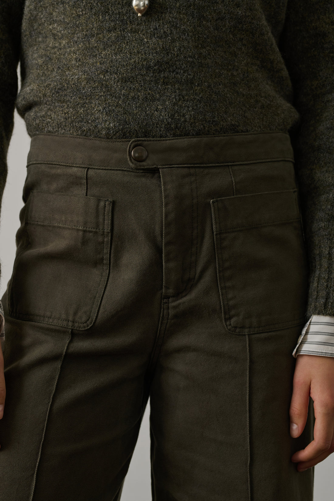 Pantalon Harold Femme Kaki