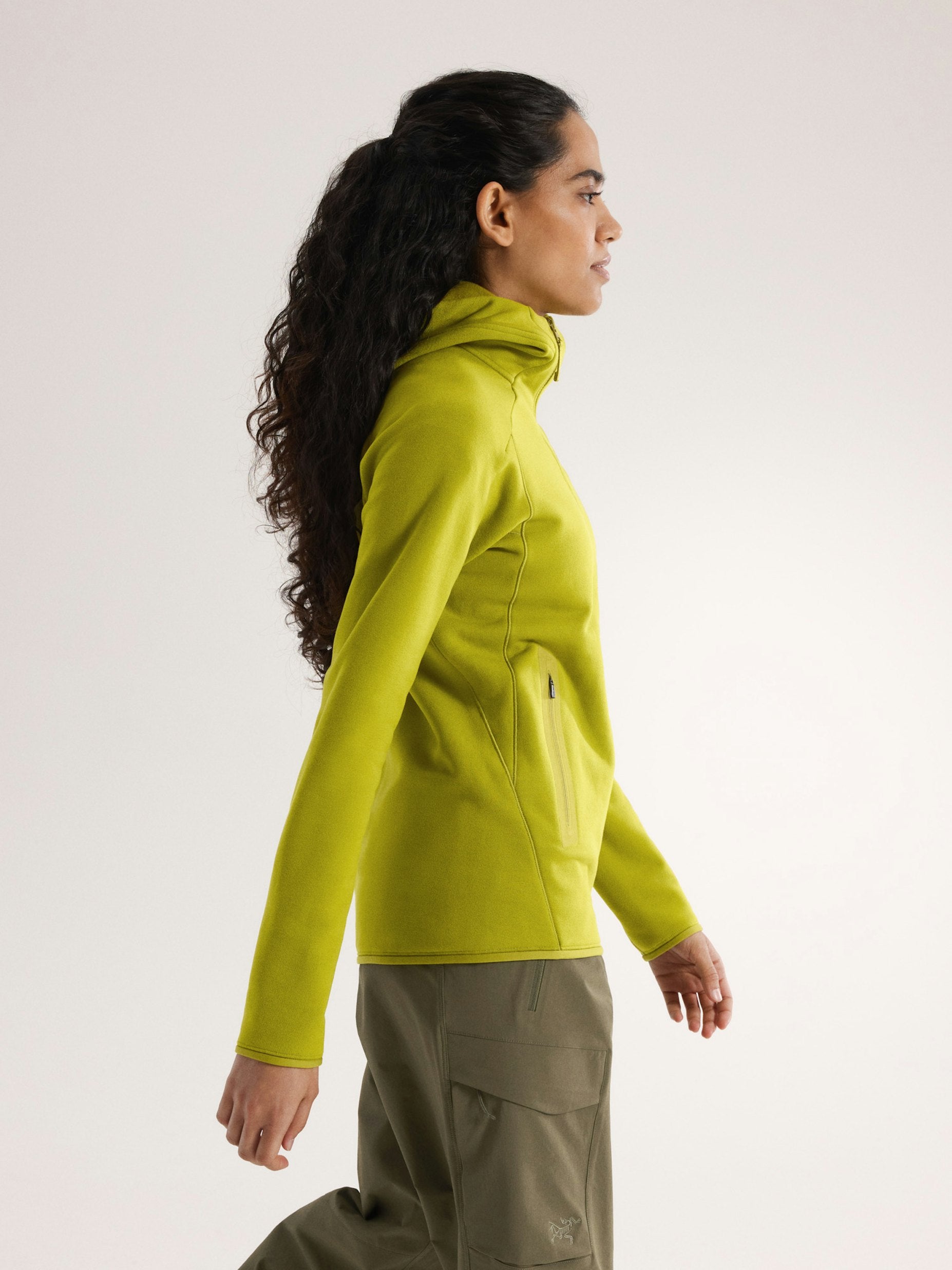 Maglia Kyanite Hoody Donna Olive Moss
