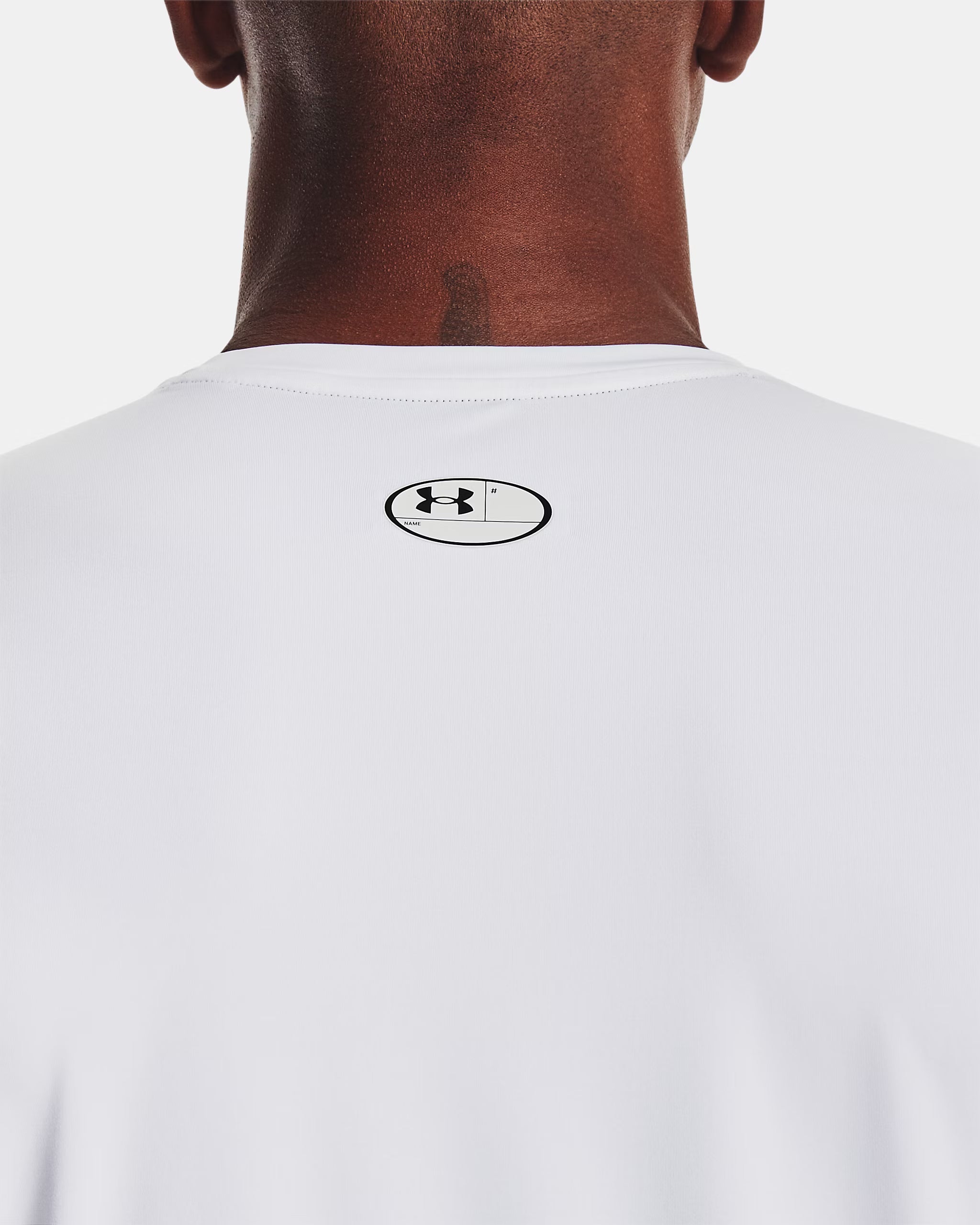 T-shirt HeatGear Fitted Homme White