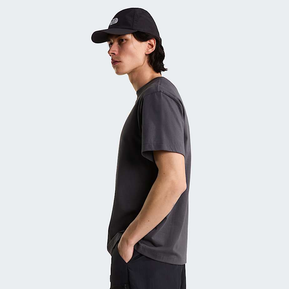 T-shirt Stone Logo Relaxed Anthracite Grey
