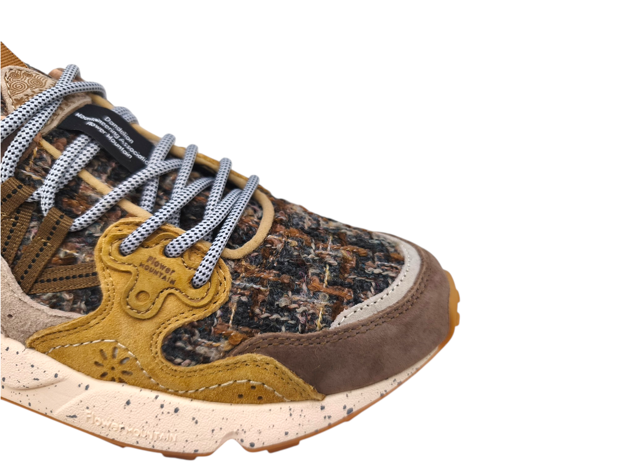 Frau Yamano 3 Woolen Knitt Schuhe Brown/Coganc/Beige