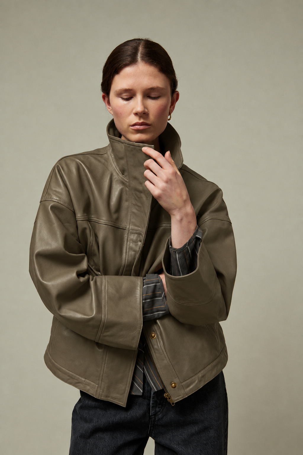 Frau Tiziano Jacke Bronze