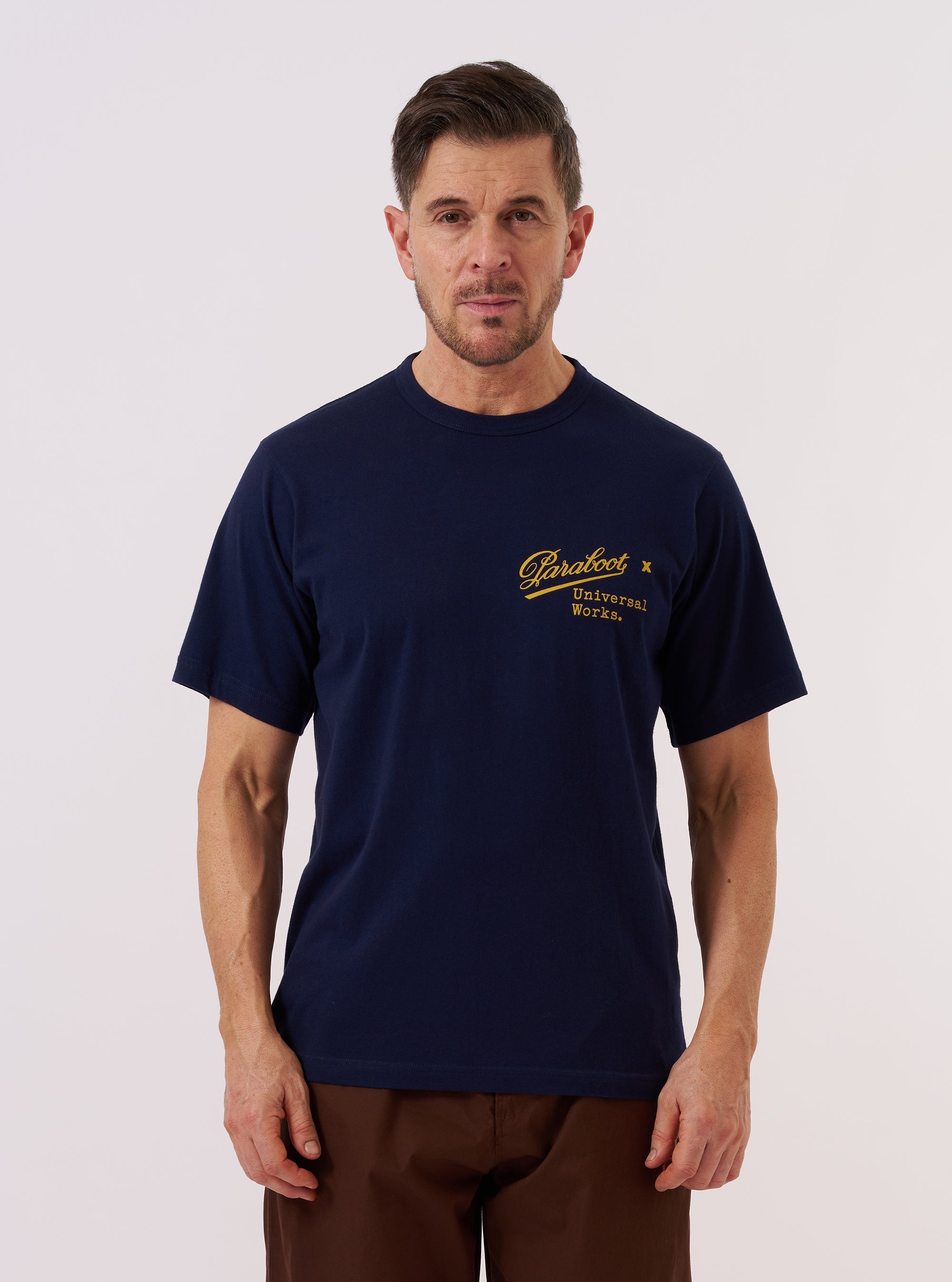 T-shirt Single Jersey Print Homme Navy