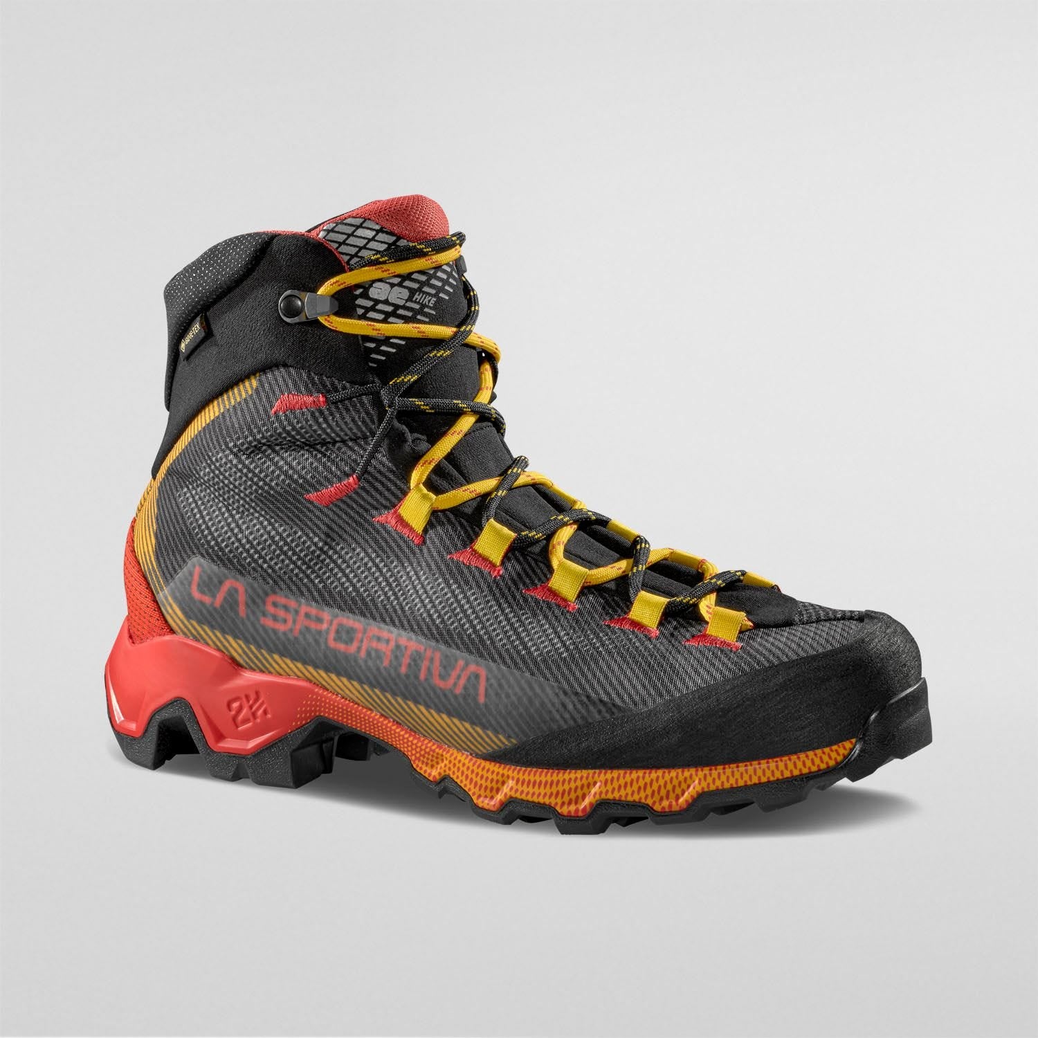 Mann Aequilibrium Hike GTX Zustiegschuhe Carbon/Yellow