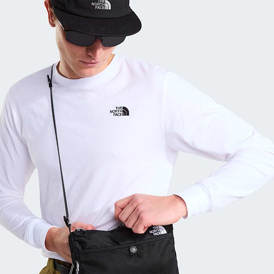 Mann Evolution Simple Dome Regular Langarm T-shirt White